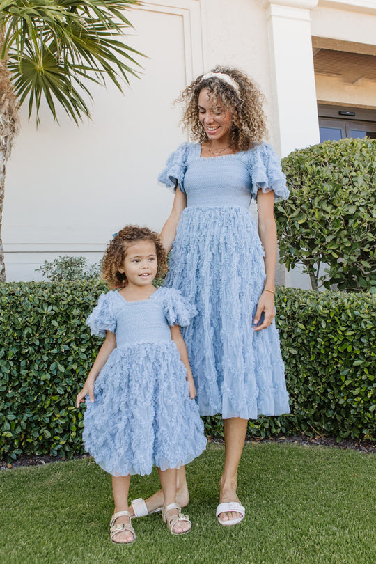 Cloud Nine Dress in Powder Blue