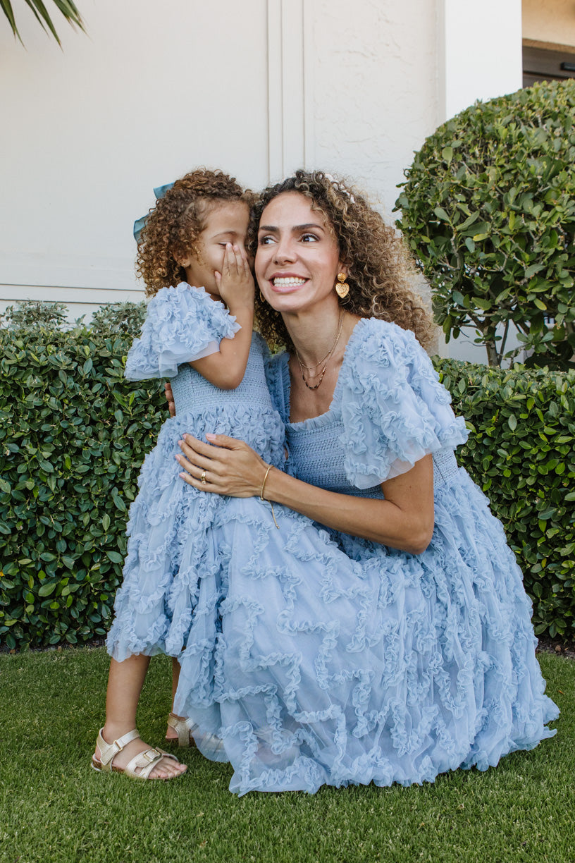 Cloud Nine Dress in Powder Blue