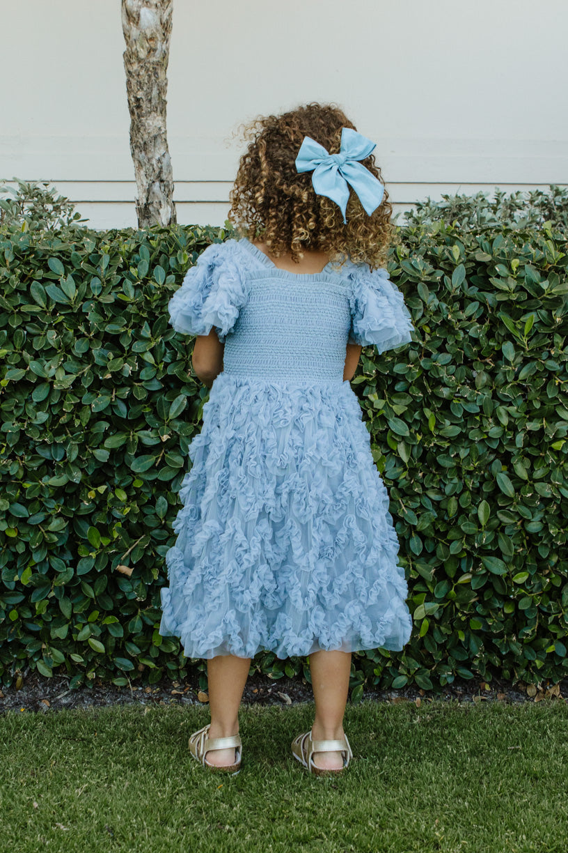 Mini Cloud Nine Dress in Powder Blue