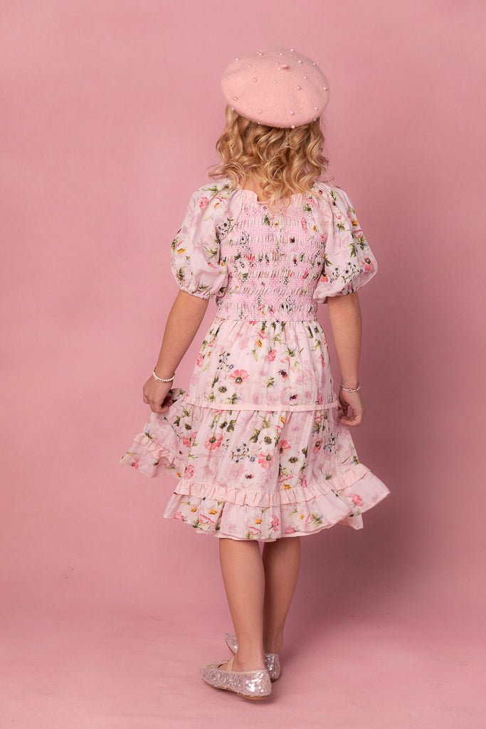 Mini Roselyn Dress in Pink-Mini