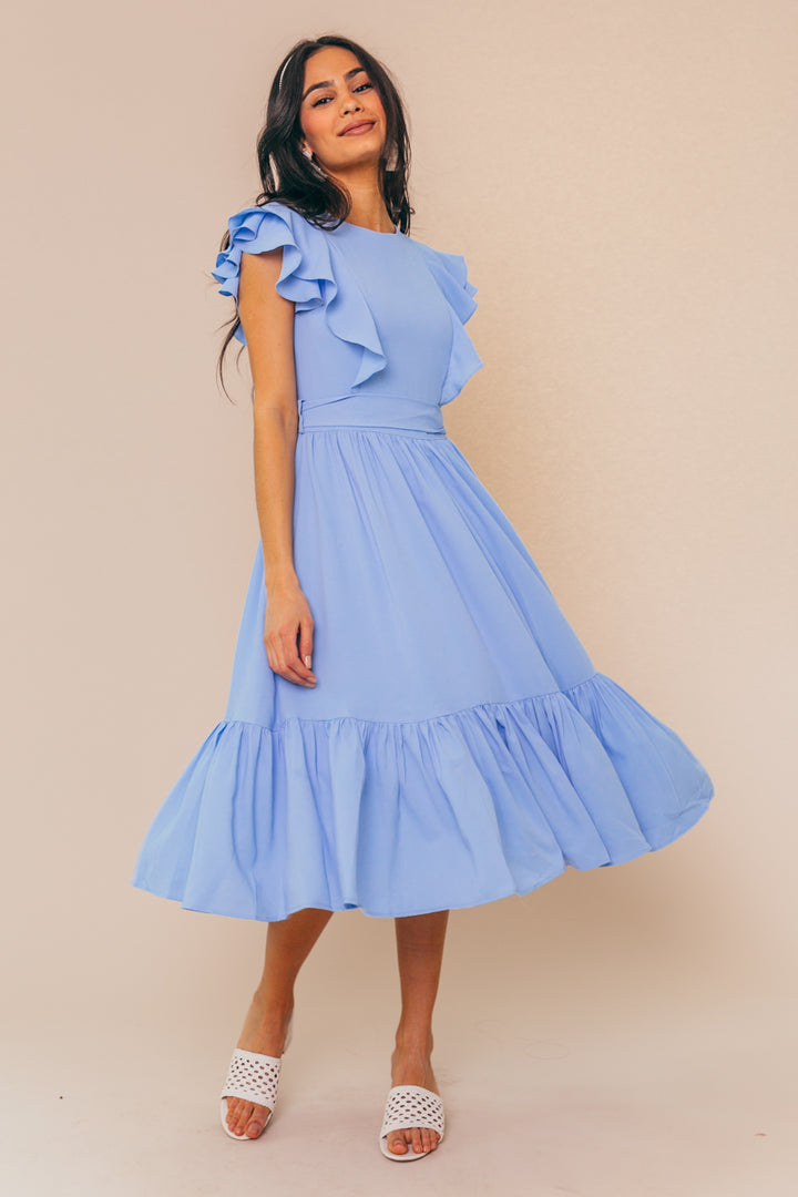 Clary Dress in Bluebell - FINAL SALE