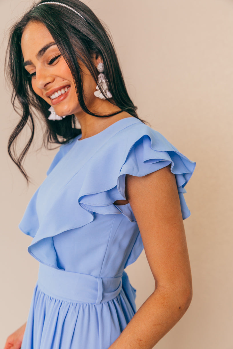 Clary Dress in Bluebell - FINAL SALE