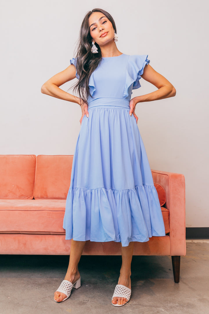 Clary Dress in Bluebell - FINAL SALE