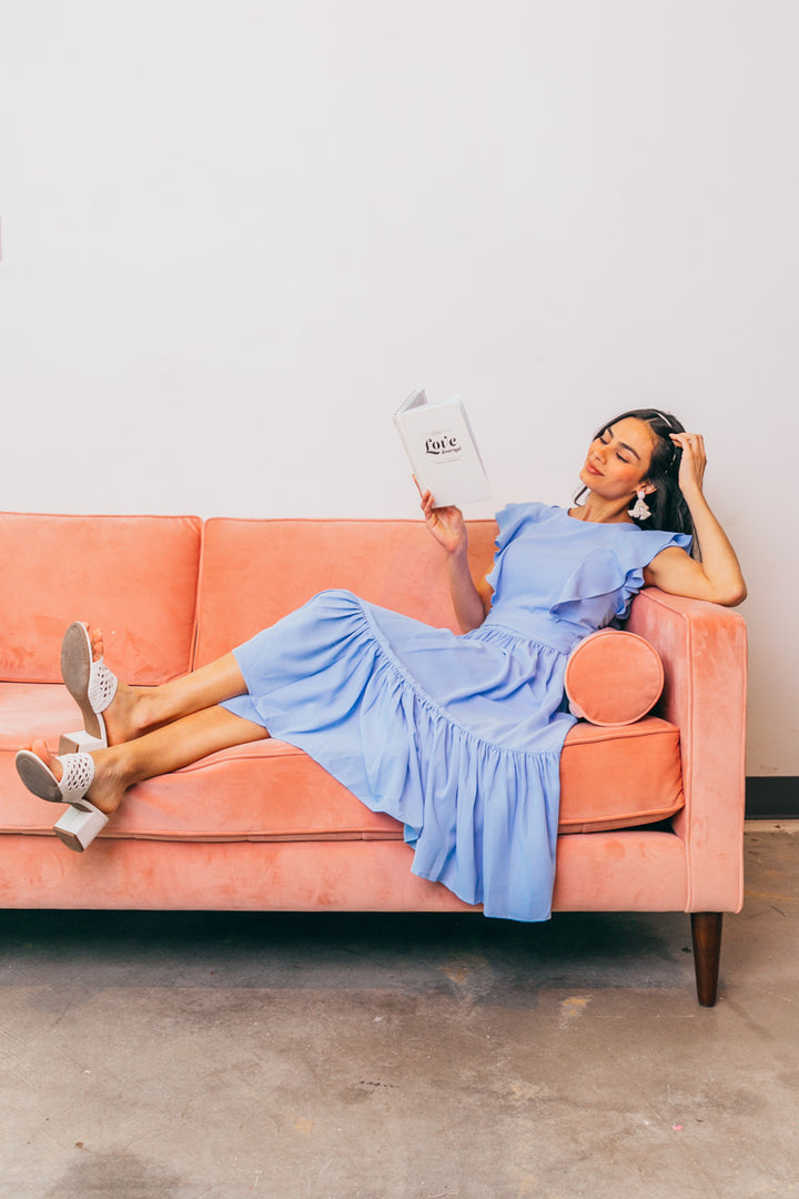 Clary Dress in Bluebell - FINAL SALE
