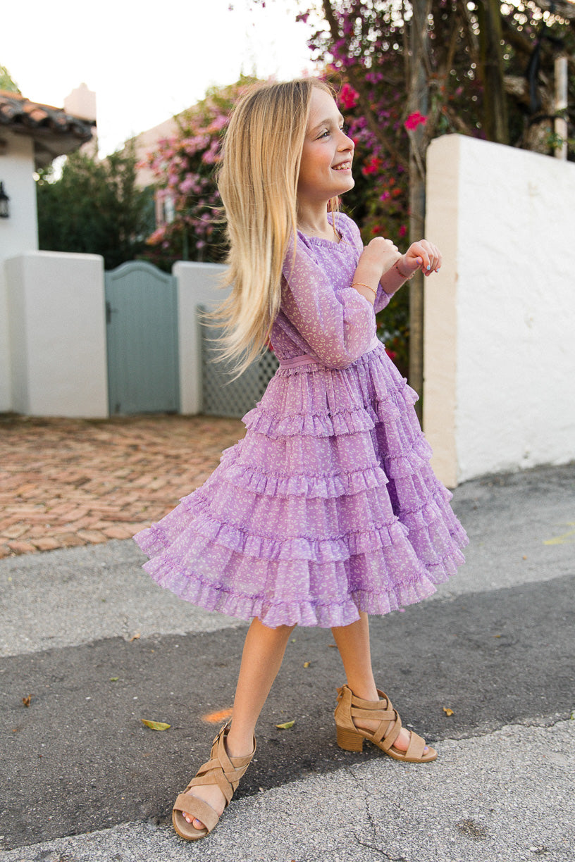 Mini Sammy Dress in Purple