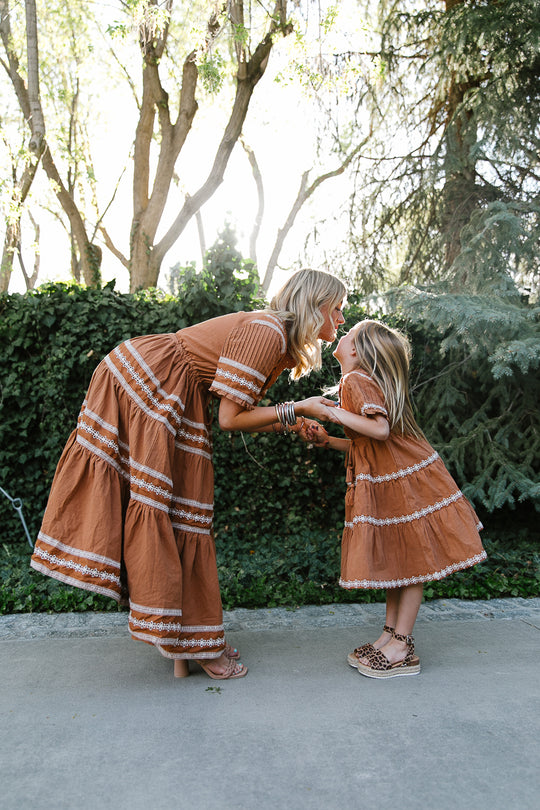 Mini Santorini Dress in Terracotta