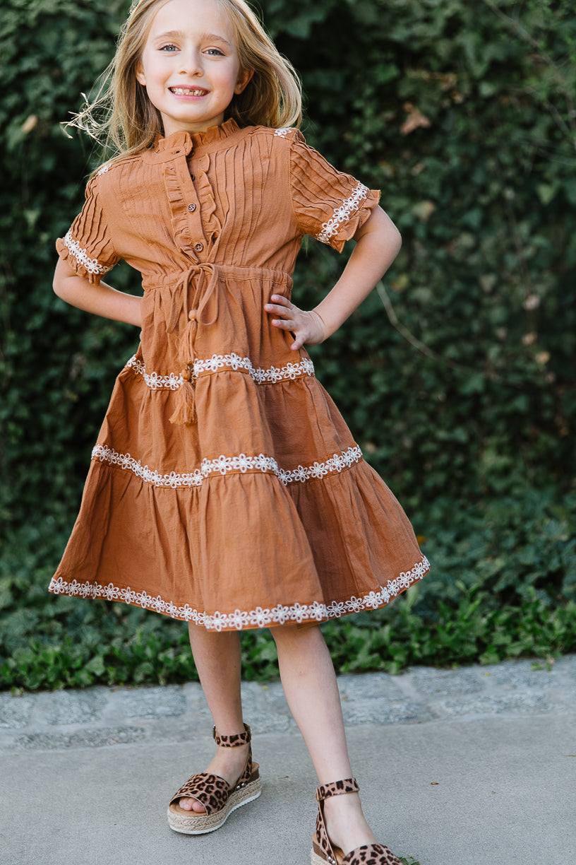 Mini Santorini Dress in Terracotta