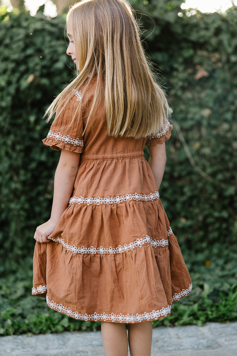 Mini Santorini Dress in Terracotta