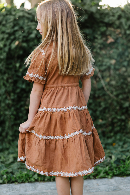 Mini Santorini Dress in Terracotta