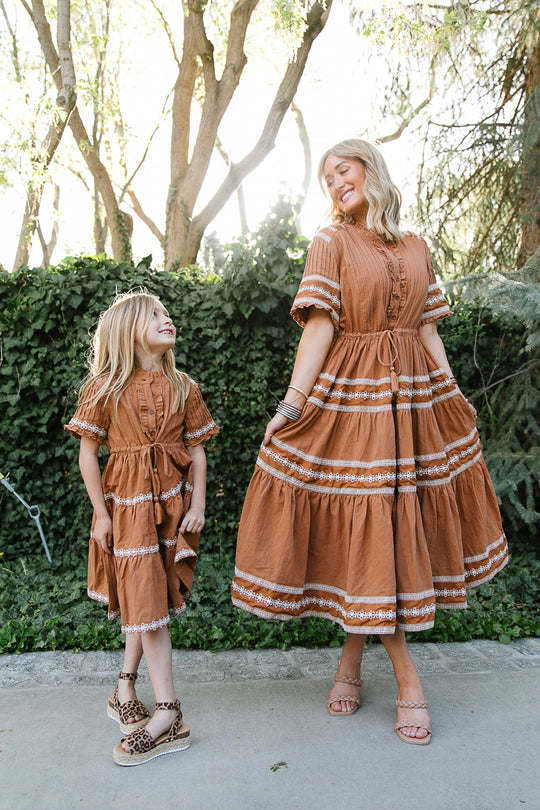 Mini Santorini Dress in Terracotta