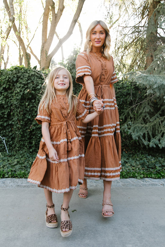 Mini Santorini Dress in Terracotta