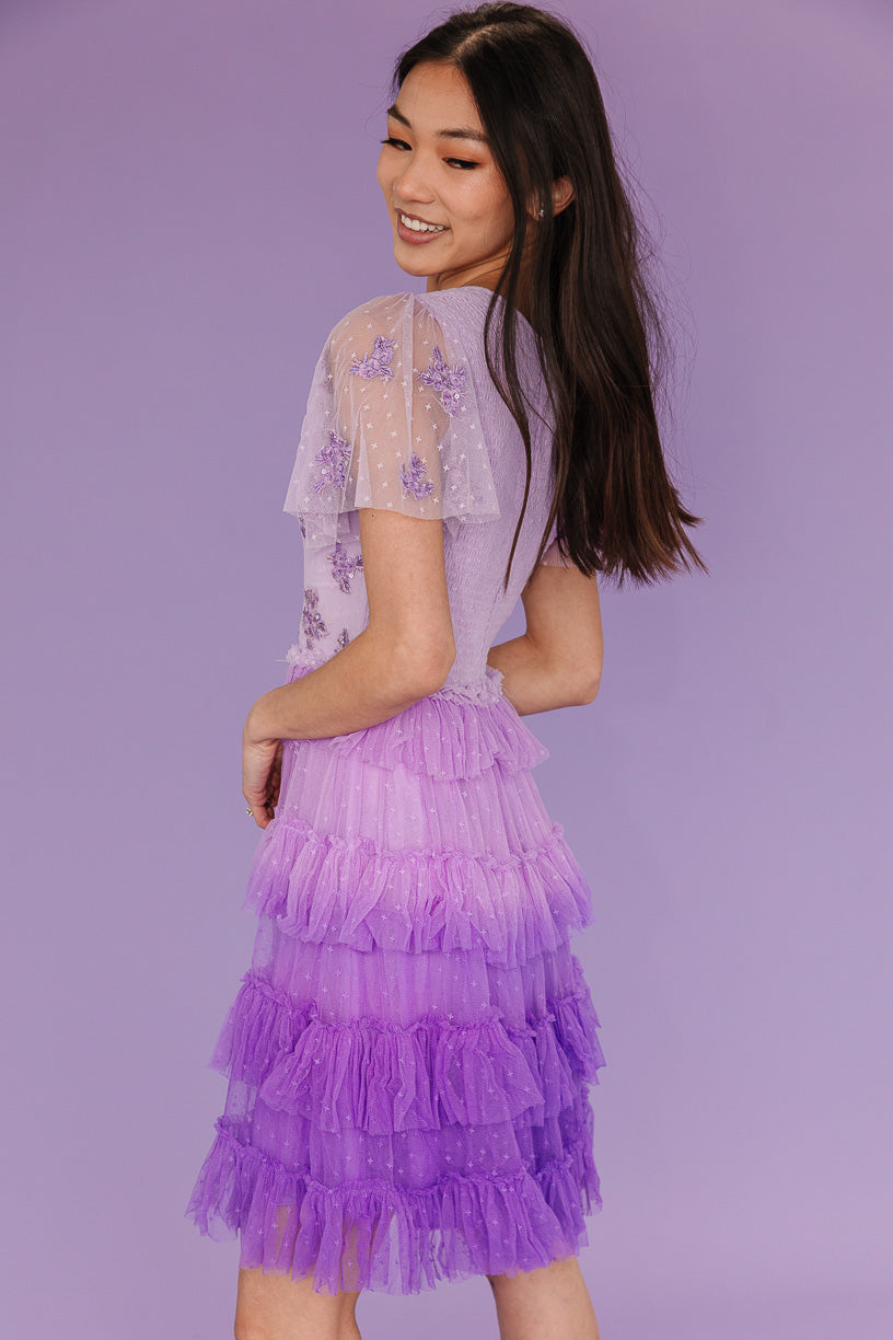 Sarah Dress in Purple - FINAL SALE