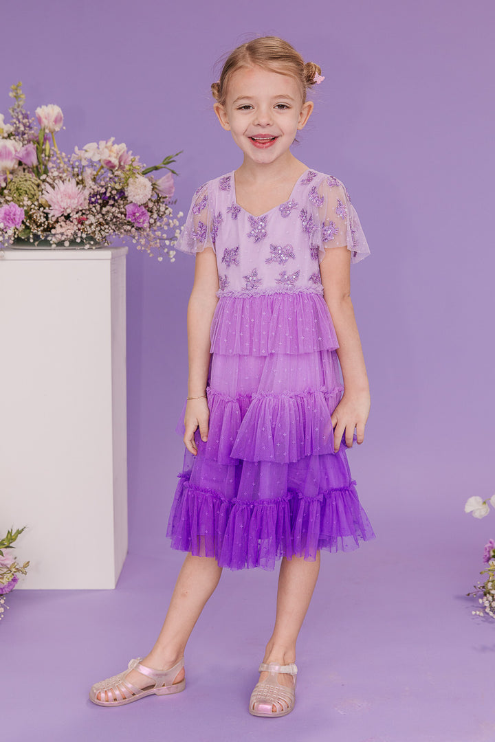 Mini Sarah Dress in Purple - FINAL SALE
