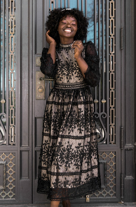 Sicily Dress in Black