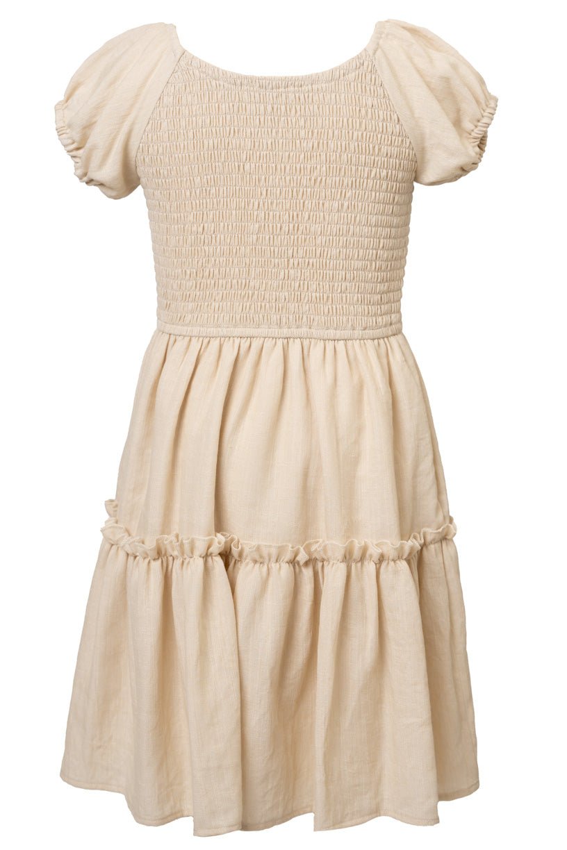 Mini Sienna Dress in Cream-Mini