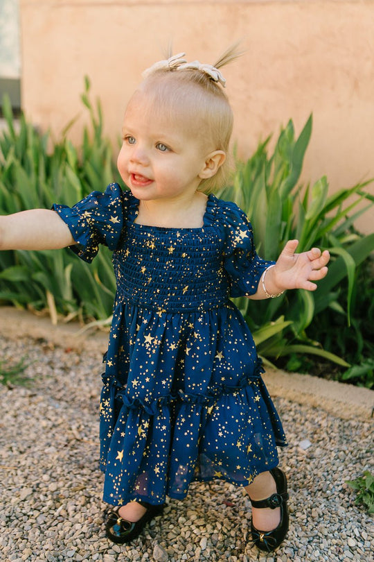 Baby Starry Nights Dress Set - FINAL SALE-Baby