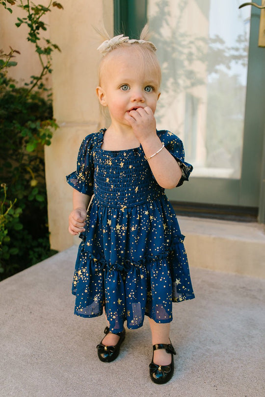 Baby Starry Nights Dress Set - FINAL SALE-Baby