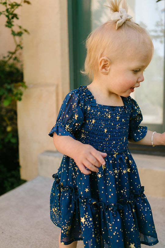 Baby Starry Nights Dress Set - FINAL SALE-Baby