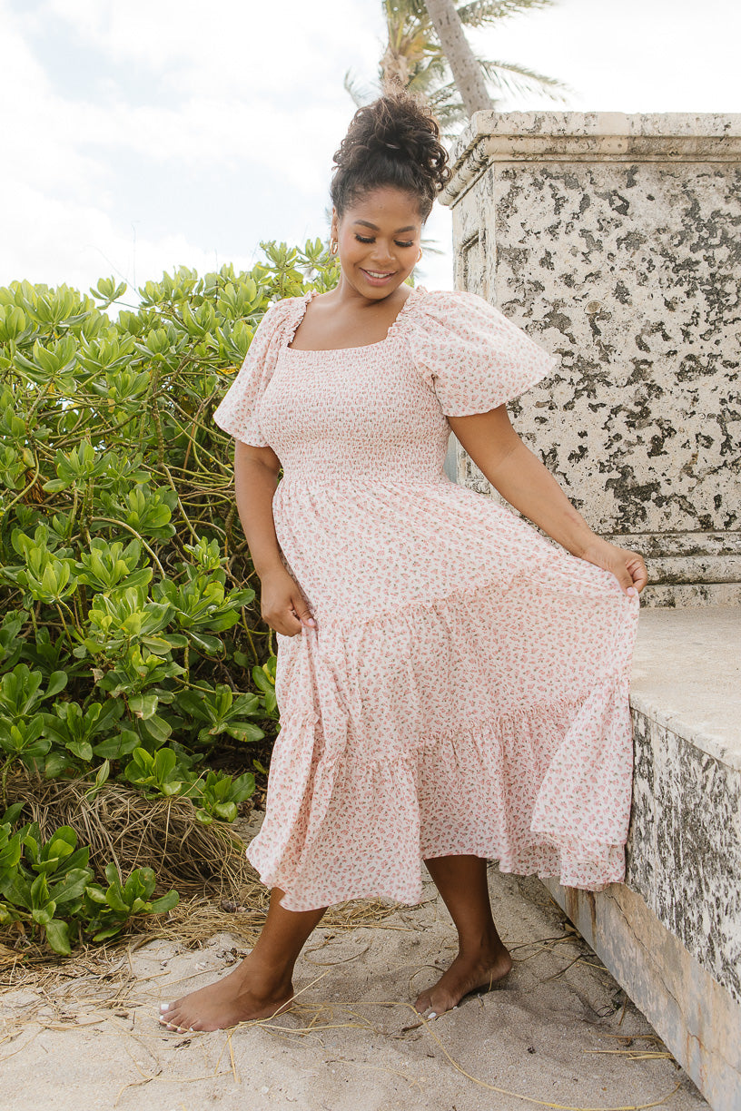 Sweet Posie Dress in Pink