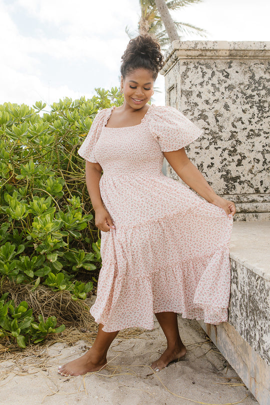 Sweet Posie Dress in Pink