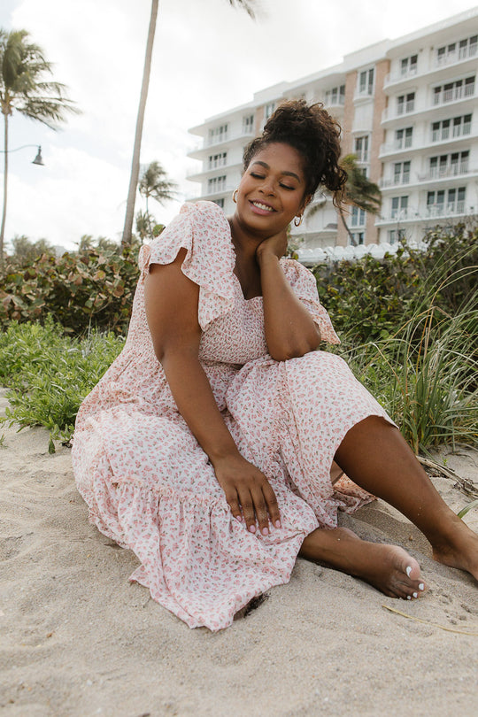 Sweet Posie Dress in Pink