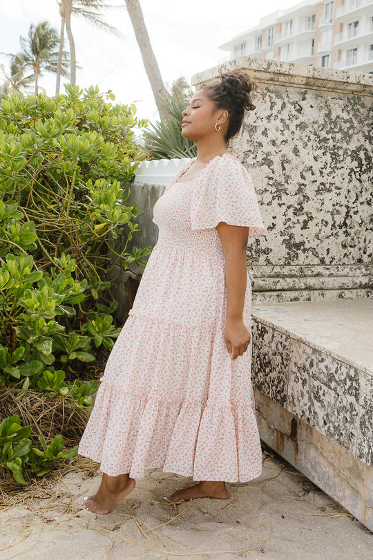 Sweet Posie Dress in Pink