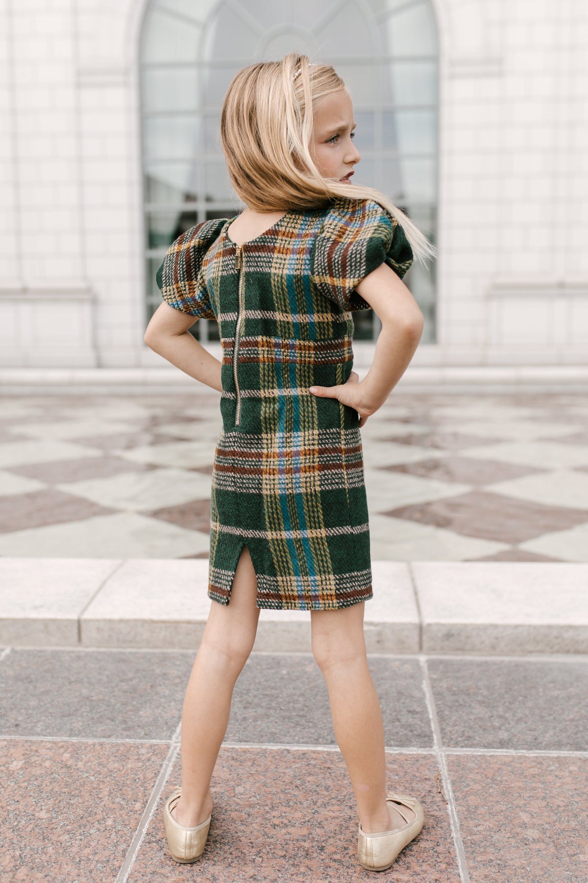 Mini Holly Plaid Dress