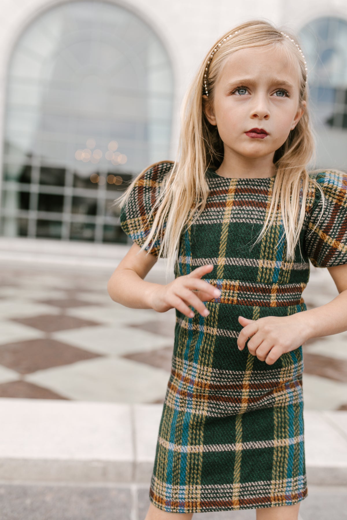 Mini Holly Plaid Dress