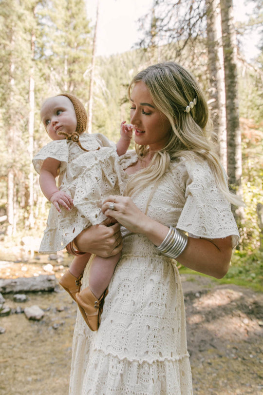 Baby Etta Embroidered Lace Dress Set