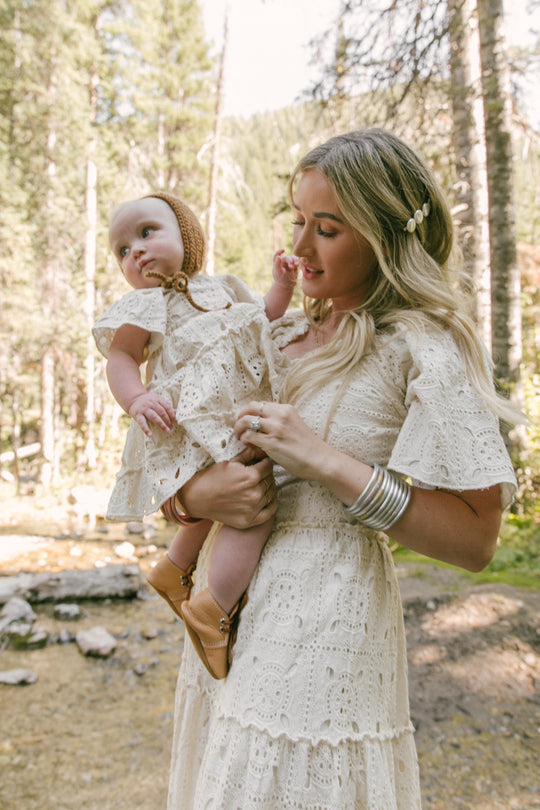 Etta Embroidered Lace Dress