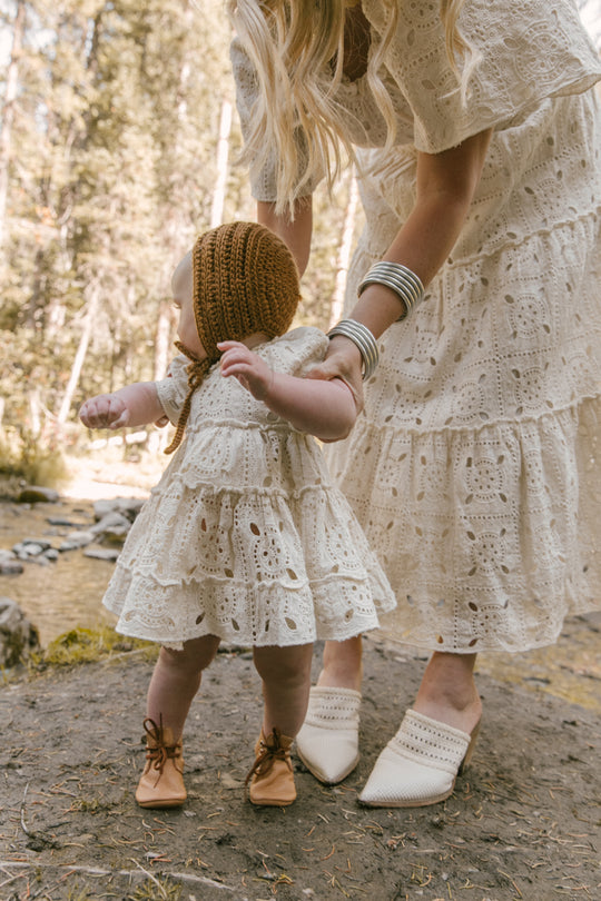 Baby Etta Embroidered Lace Dress Set