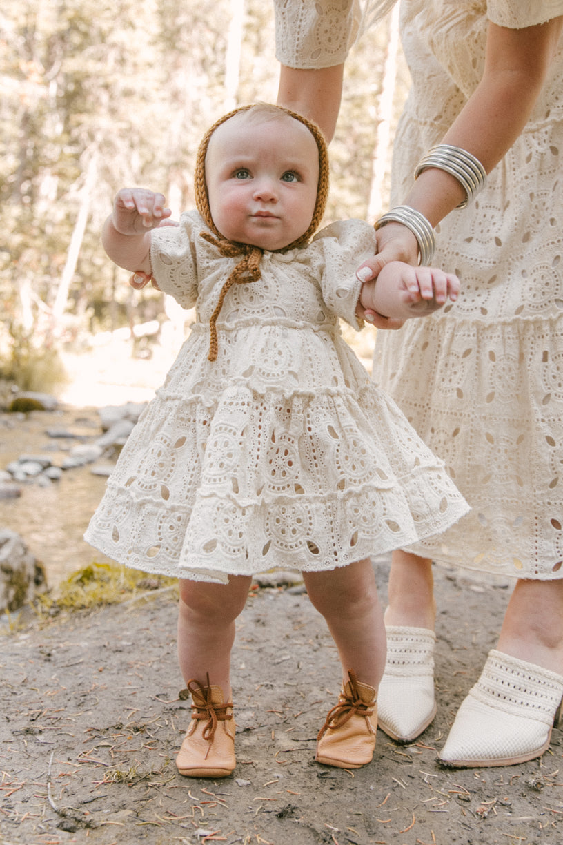Baby Etta Embroidered Lace Dress Set