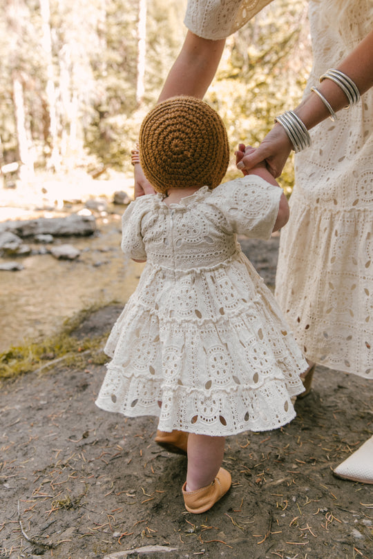 Baby Etta Embroidered Lace Dress Set