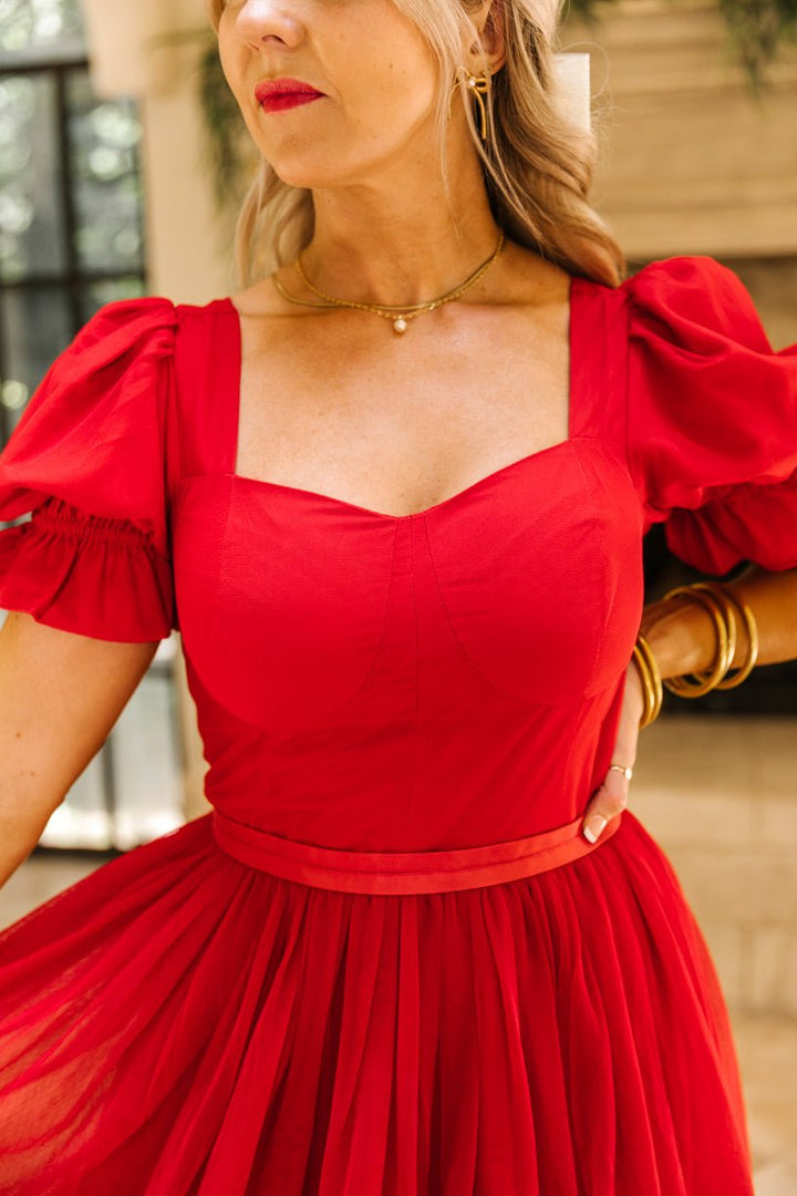 Ballerina Dress in Red - FINAL SALE-Adult