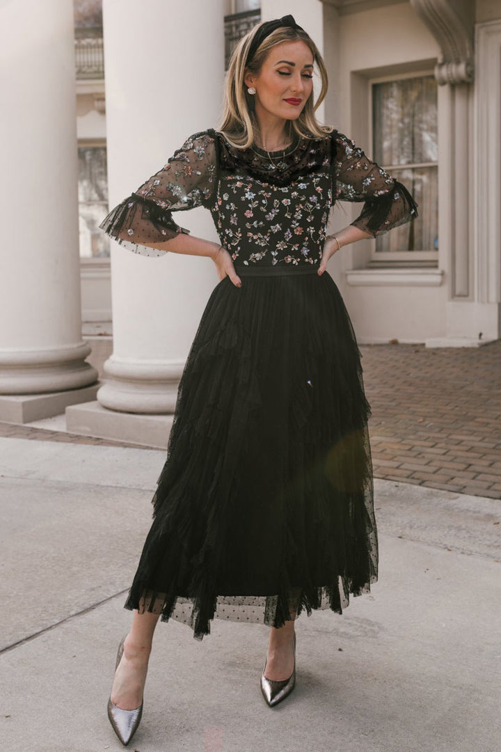 Paris Dress in Black - FINAL SALE