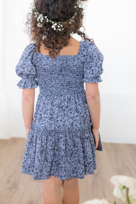 Mini Madeline Dress in Navy