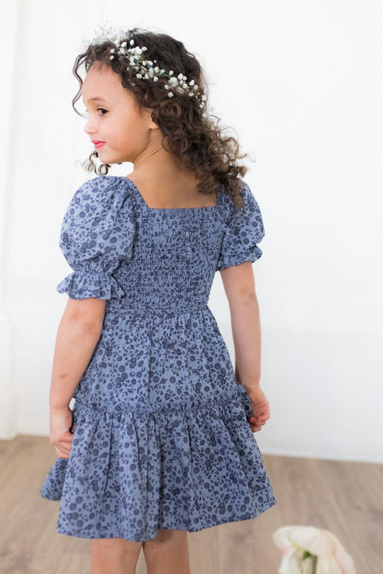 Mini Madeline Dress in Navy