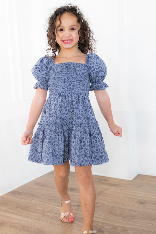 Mini Madeline Dress in Navy