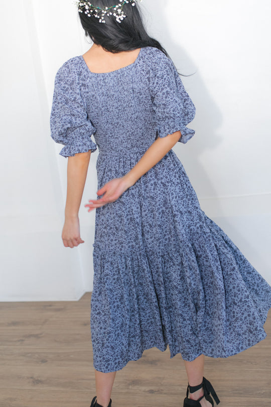 Madeline Dress in Navy
