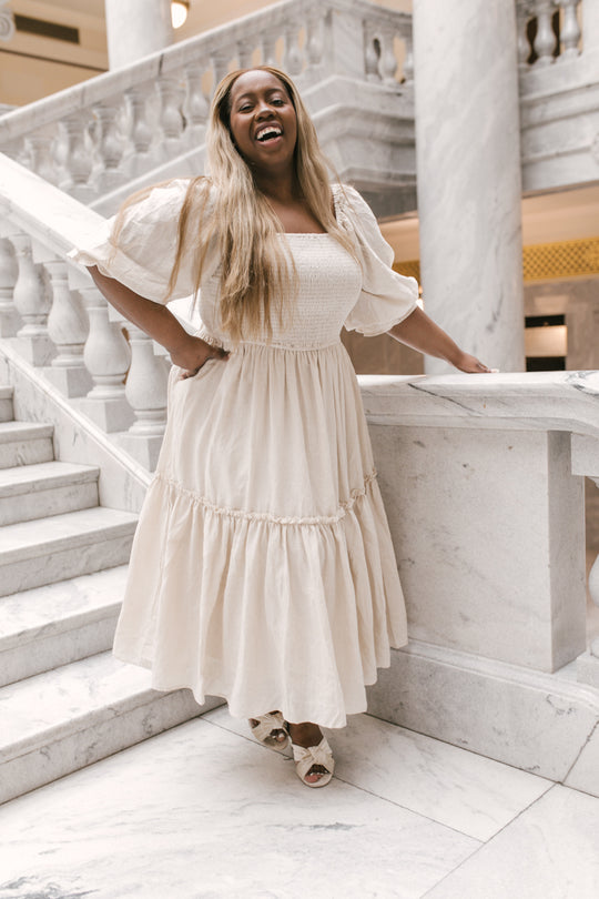 Lani Dress in Cream