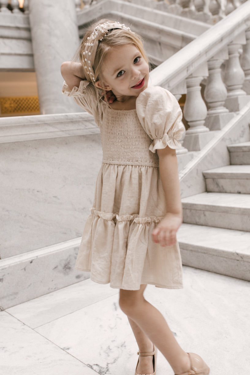 Mini Lani Dress in Cream - FINAL SALE