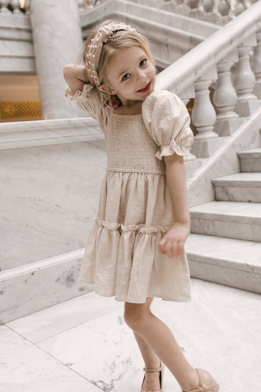 Mini Lani Dress in Cream