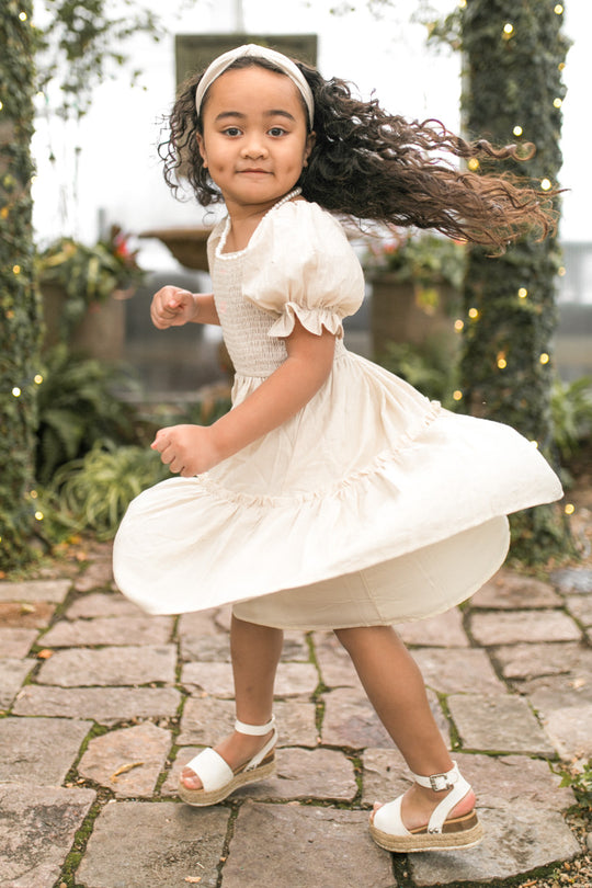 Mini Lani Dress in Cream