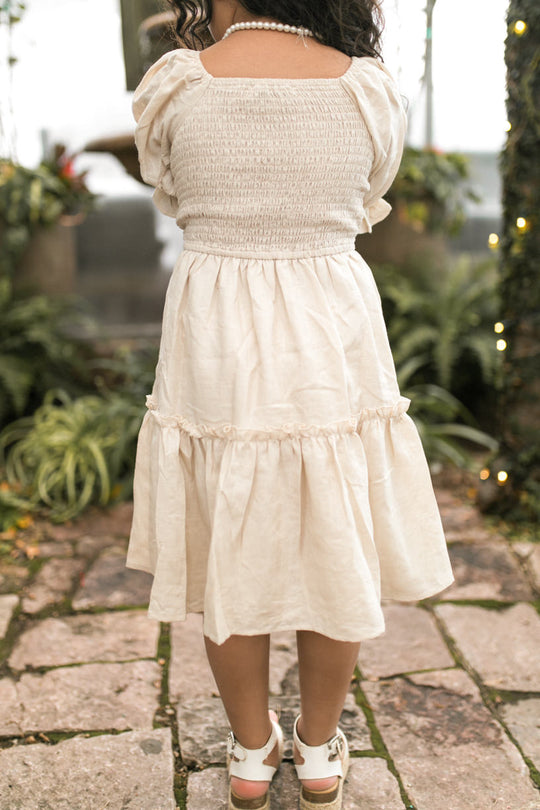 Mini Lani Dress in Cream