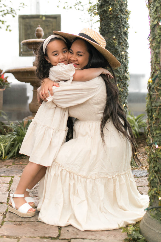 Mini Lani Dress in Cream
