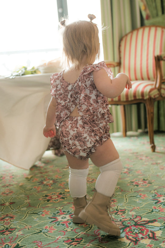 Baby Brynley Bloomer Set in Pink