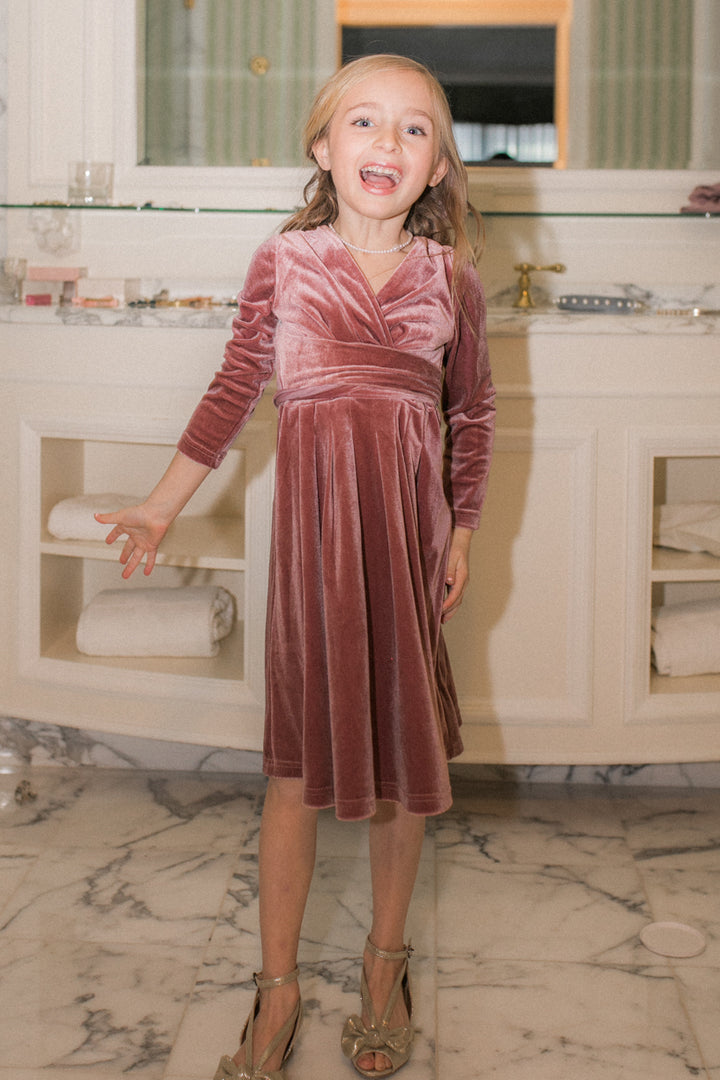 Mini Rylee Dress in Blush - FINAL SALE