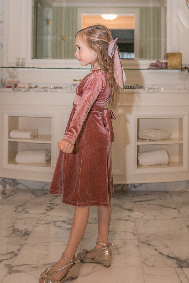 Mini Rylee Dress in Blush - FINAL SALE