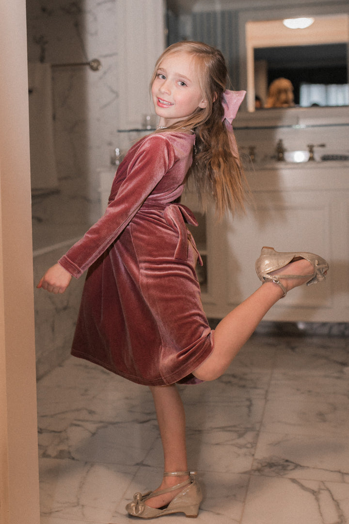 Mini Rylee Dress in Blush - FINAL SALE