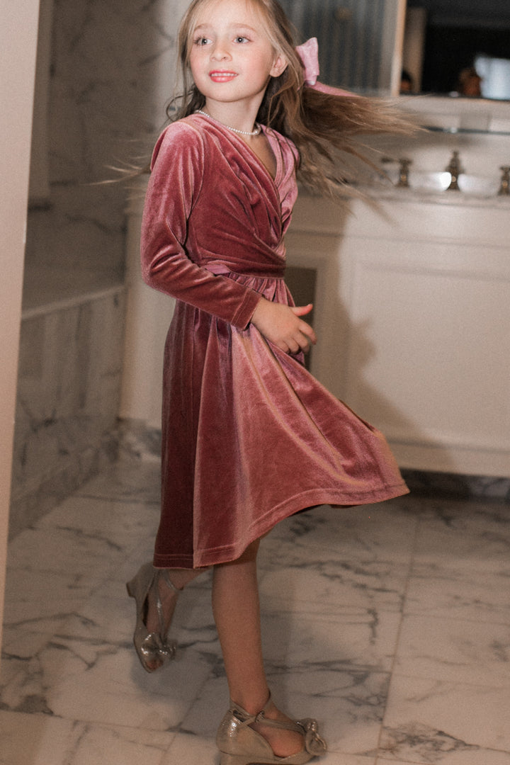 Mini Rylee Dress in Blush - FINAL SALE